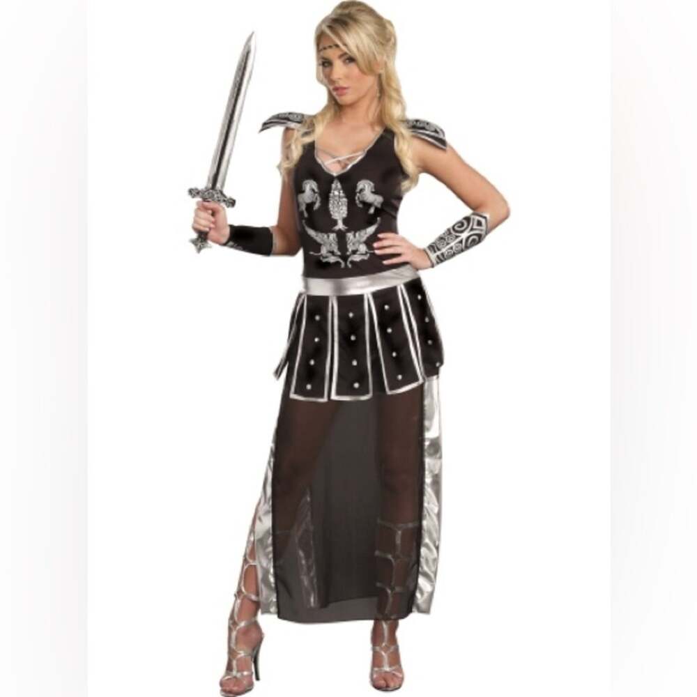 Dreamgirl Glorious Gladiator Convertible Halloween Costume Size Medium